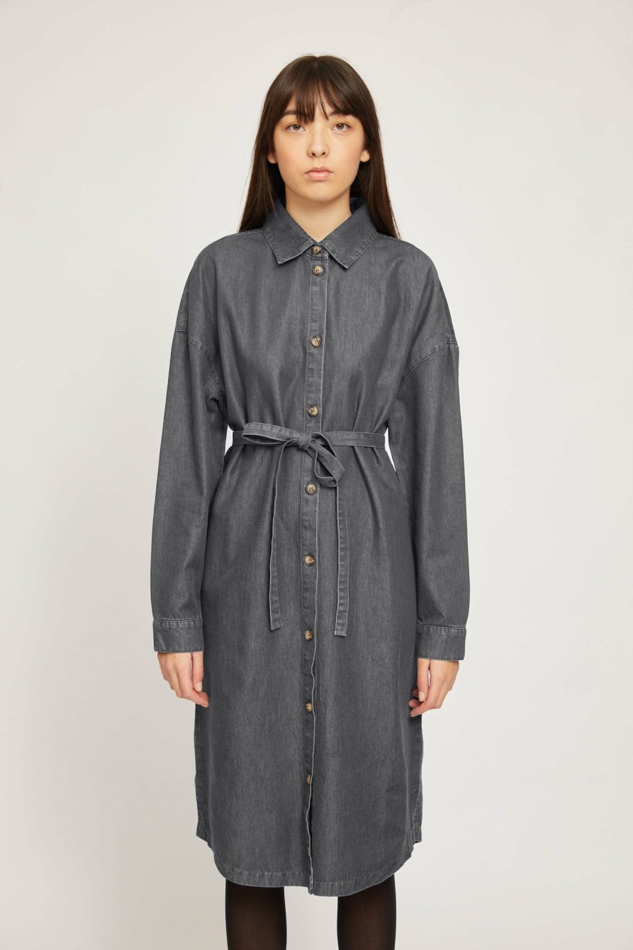 DAMEN Mazine | Namie Dress Dark Grey Wash