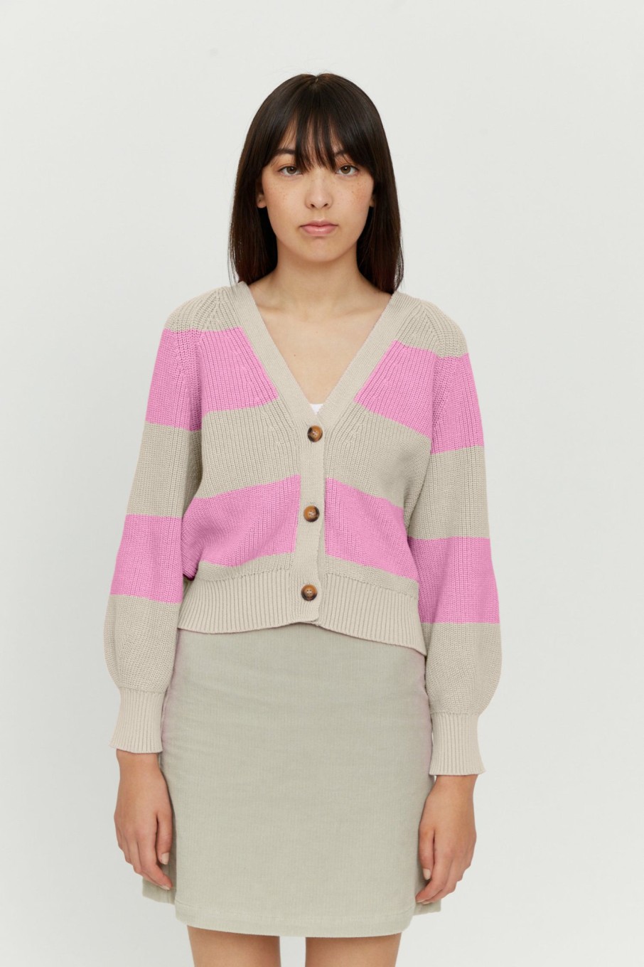 DAMEN Mazine | Mala Striped Cardigan