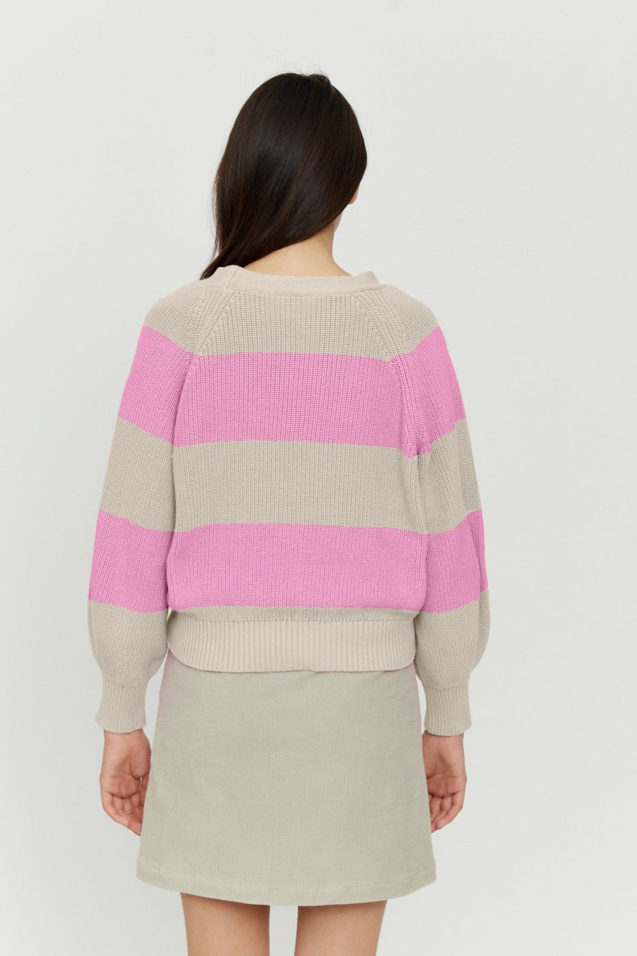 DAMEN Mazine | Mala Striped Cardigan