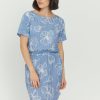 DAMEN Mazine | Valera Printed Dress Blue Lilac/Printed