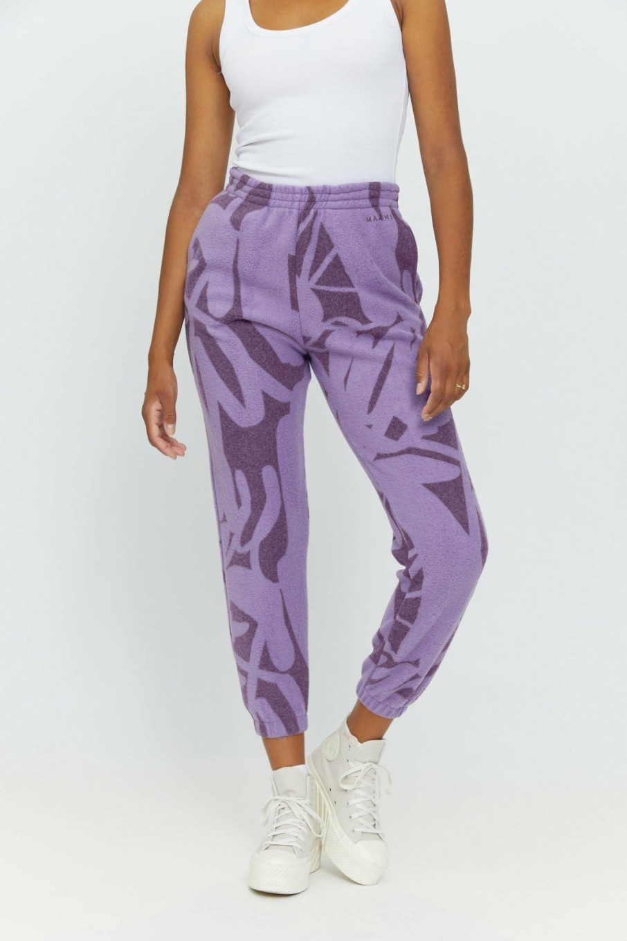 DAMEN Mazine | Loop Printed Fleece Pants