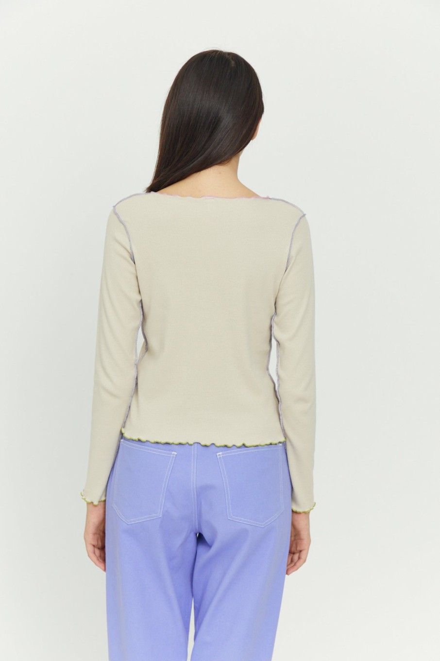 DAMEN Mazine | Noti Longsleeve Eggshell